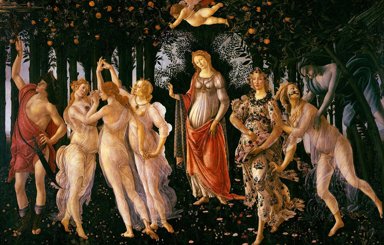 Wallpaper Picture Spring Mythology Sandro Botticelli Image For