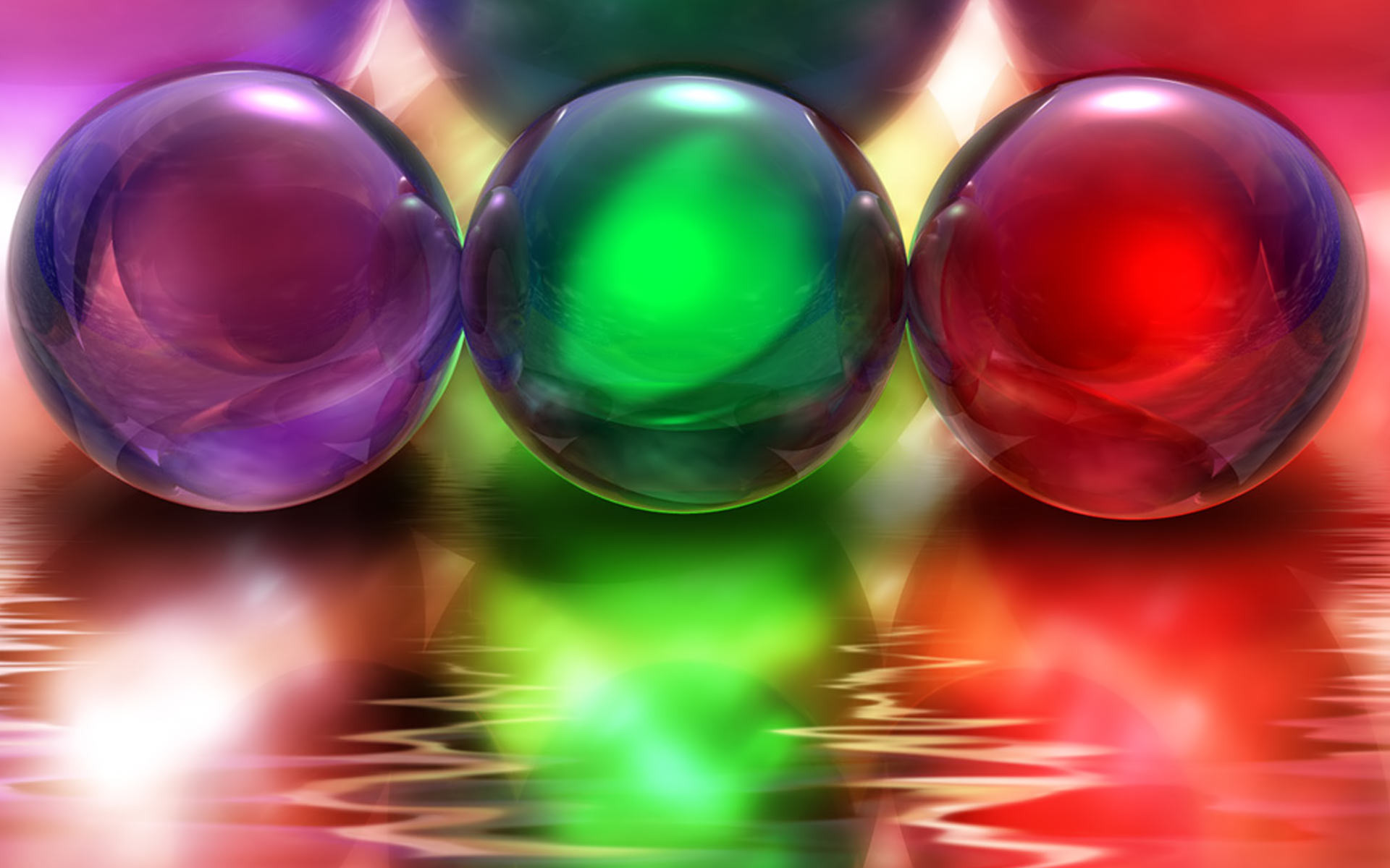 Glass Marbles Wallpaper