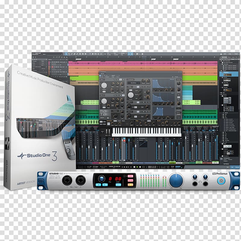 Studio One Presonus Digital Audio Microphone Sound Recording And