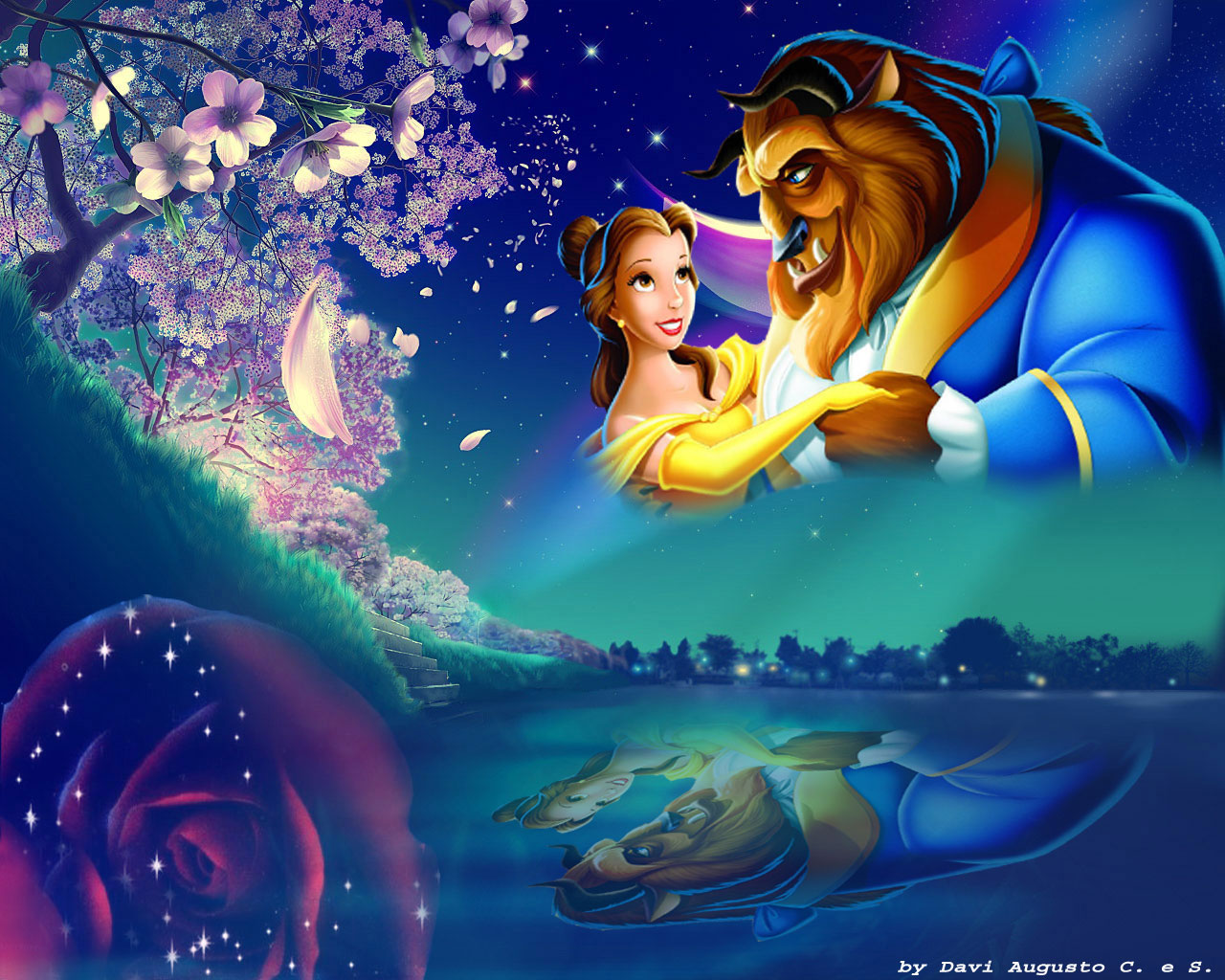 Beauty Amp The Beast Disney Princess Wallpaper