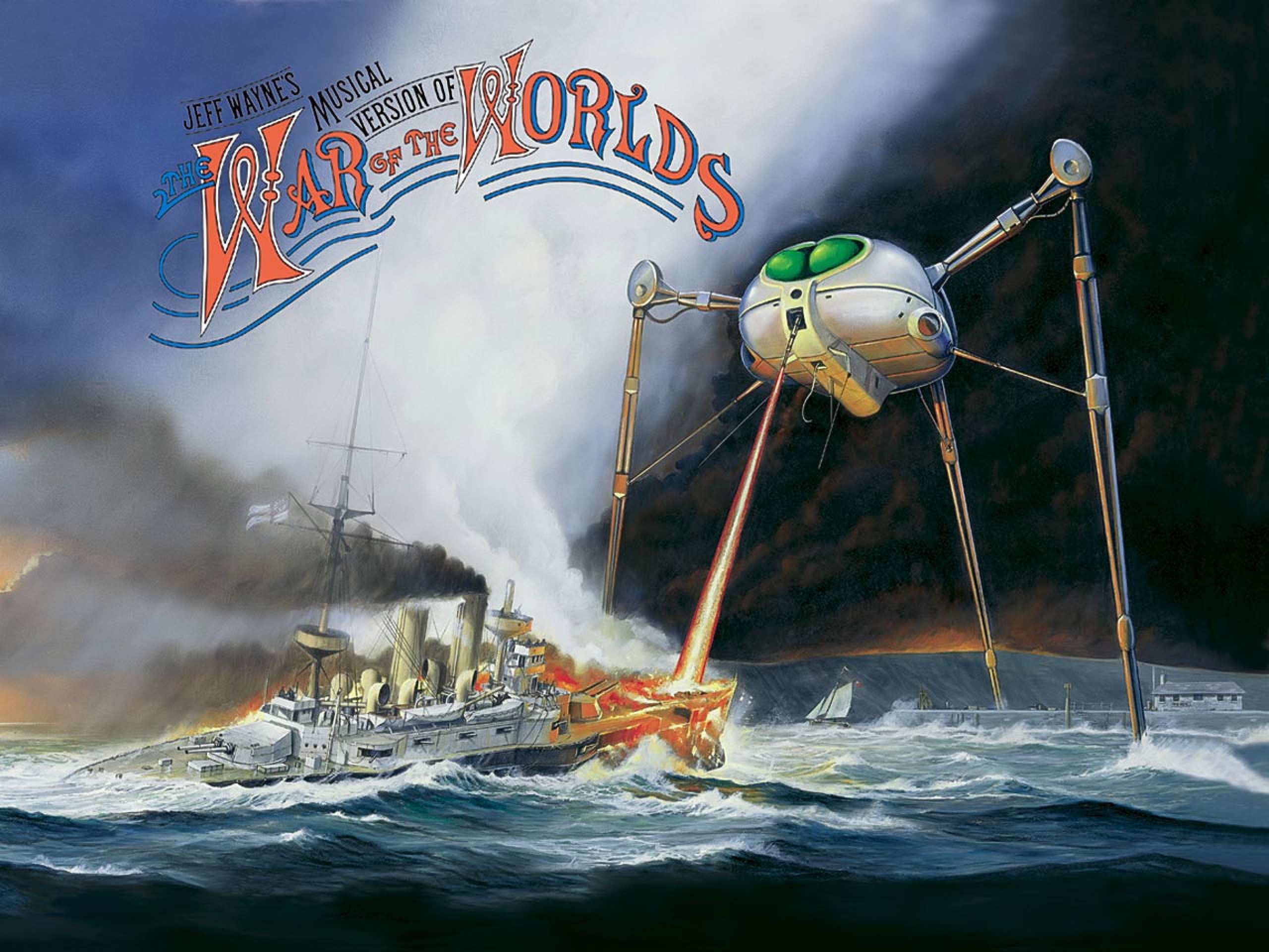 Music Classic War Of The Worlds Science Fiction Album Covers