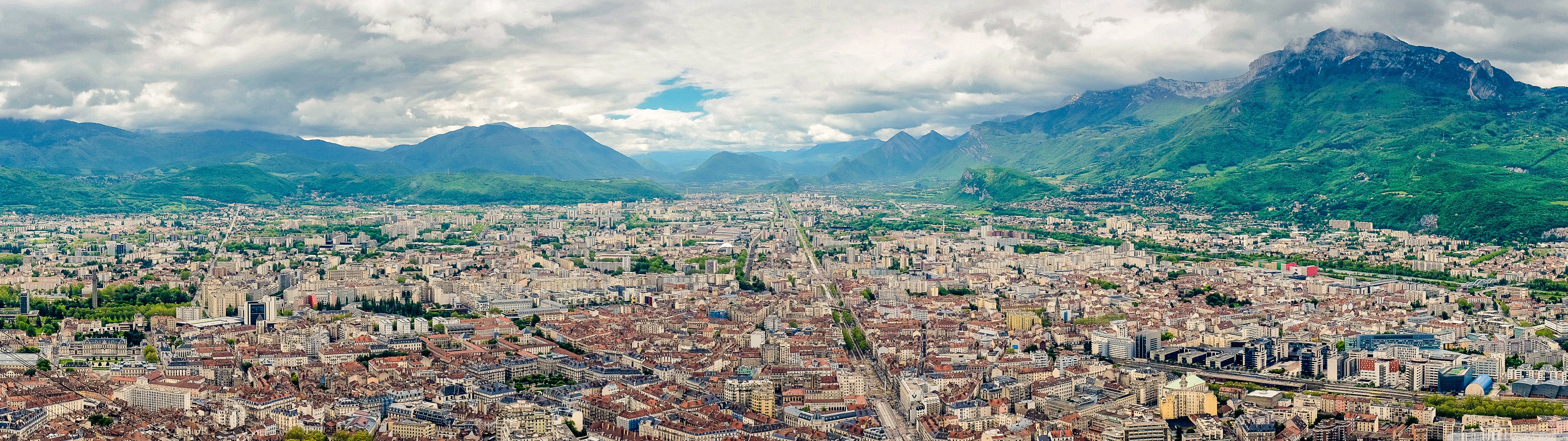 Grenoble Panorama 4k HD Desktop Wallpaper For Ultra Tv