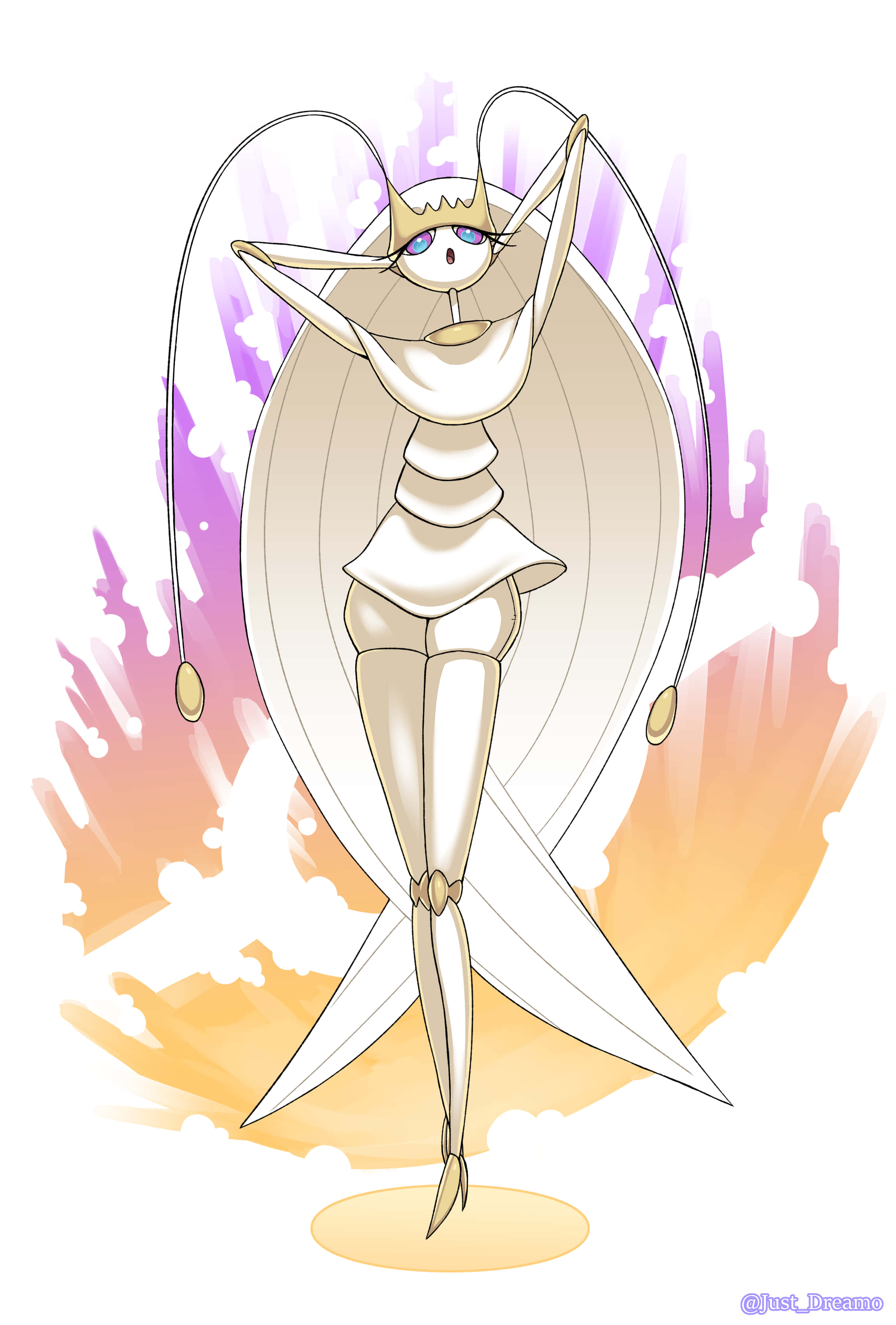 Simple Outline Of Pheromosa Pokemon Wallpaper