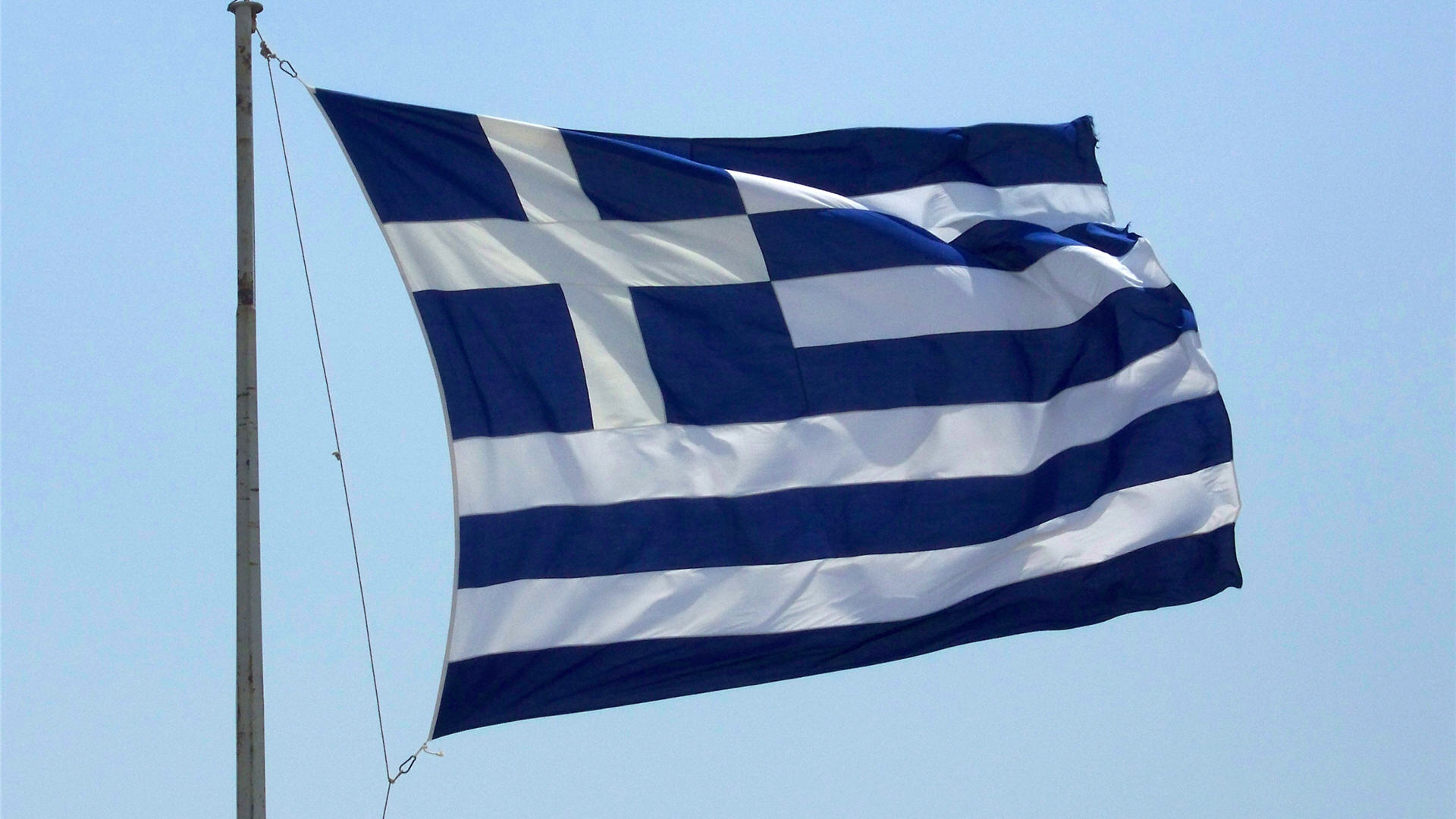 Greek Flag Background Wallpaper HD