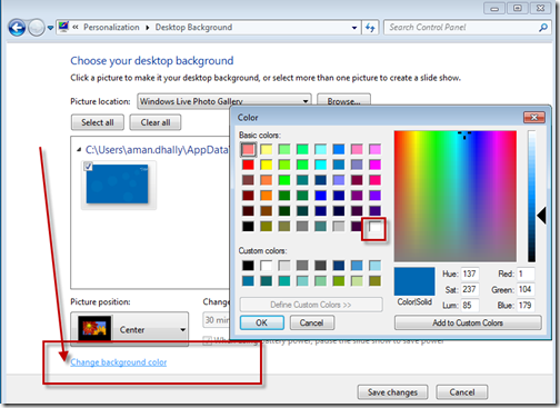 New Delhi Powershell User Group Setting Desktop Background Colour