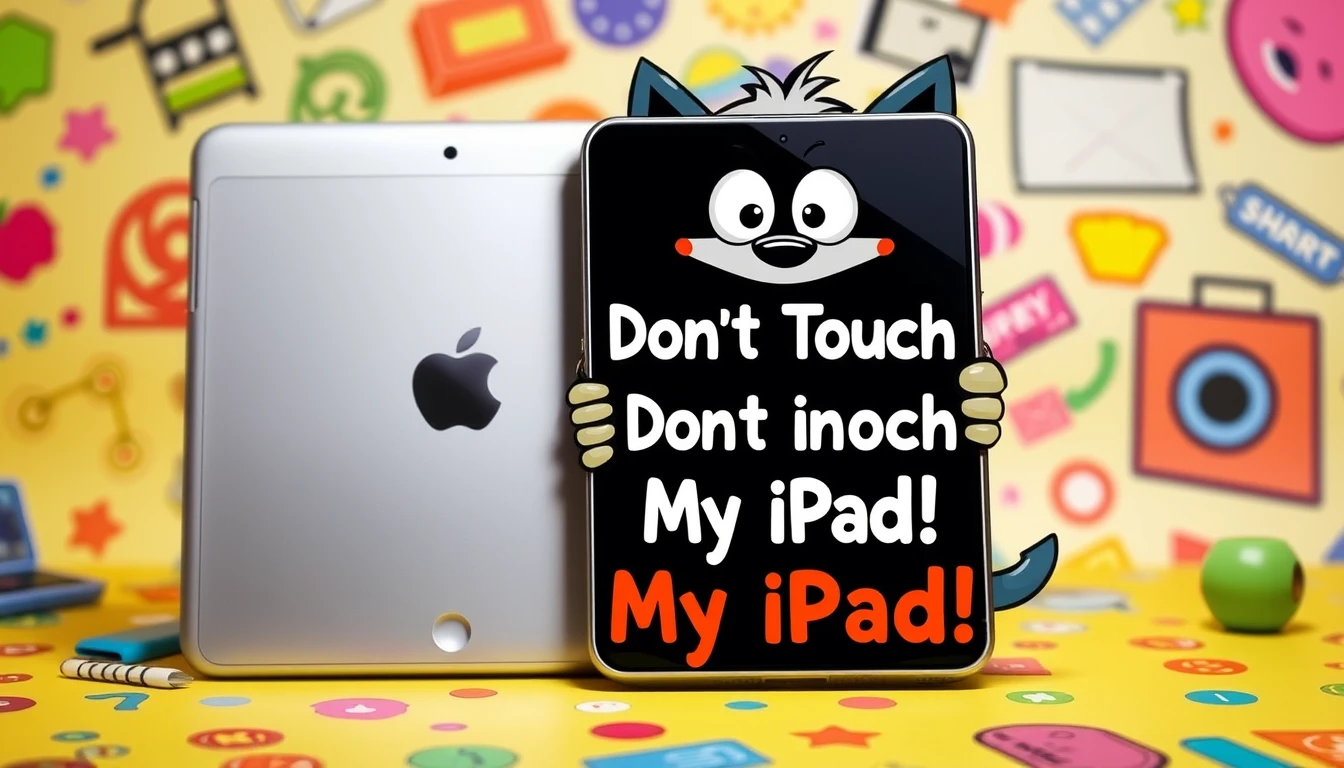 🔥 [50+] Don't Touch My iPad