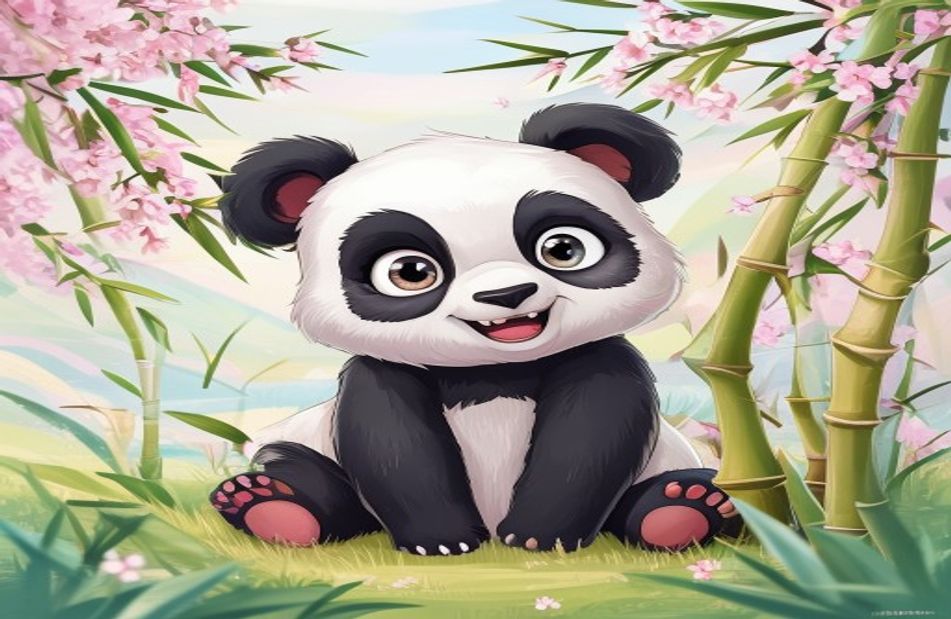Cute Anime Panda Wallpaper