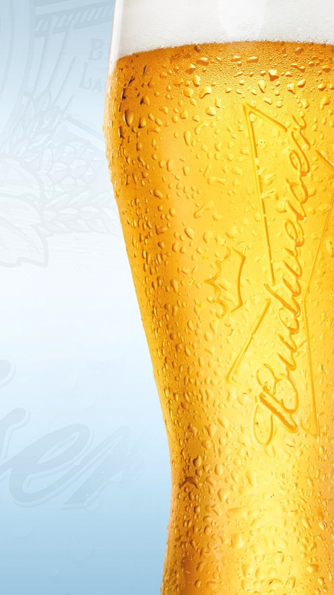 Beer Glass Yellow Closeup Android Wallpaper
