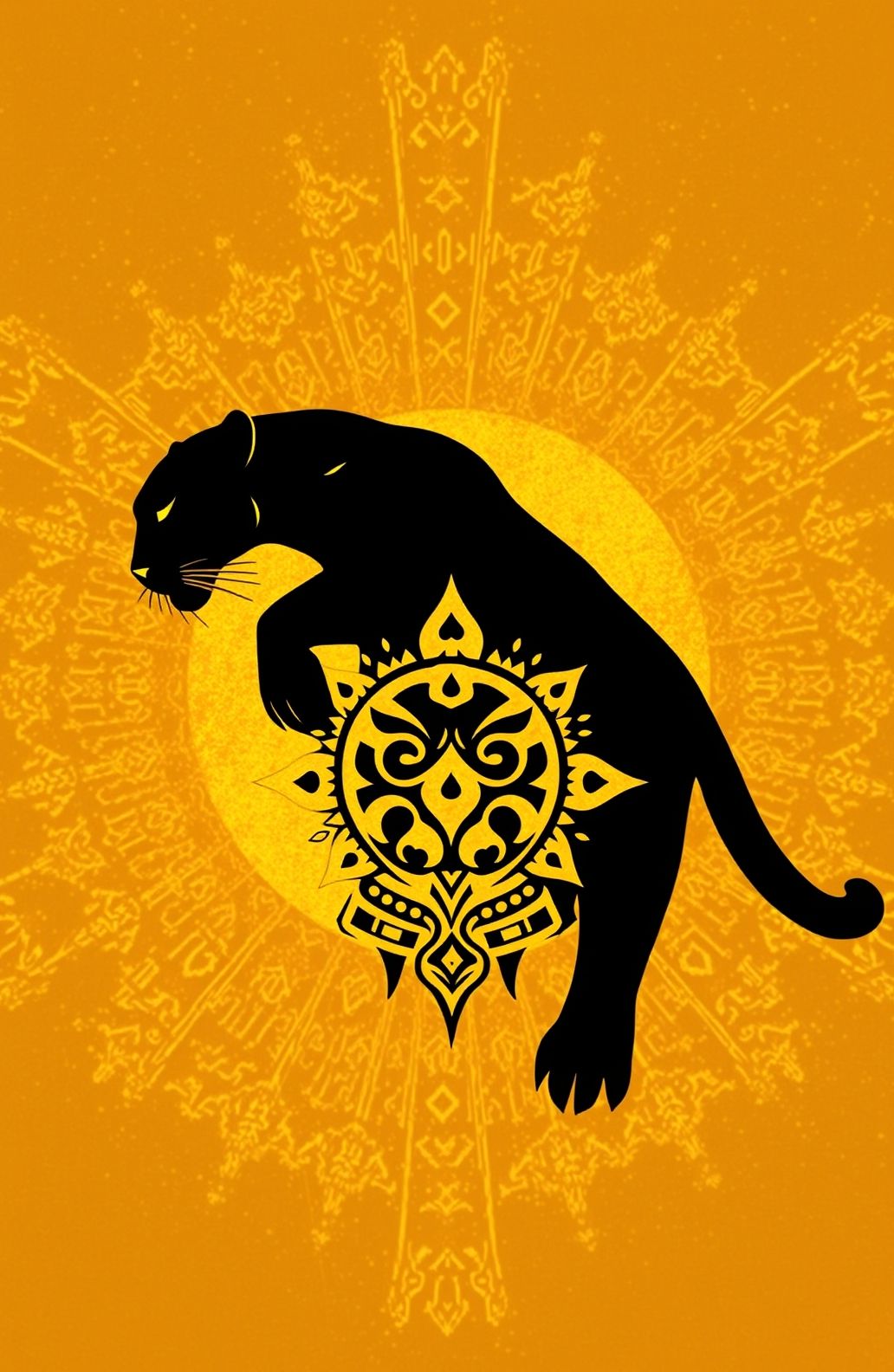 Black Panther Gold Wallpaper