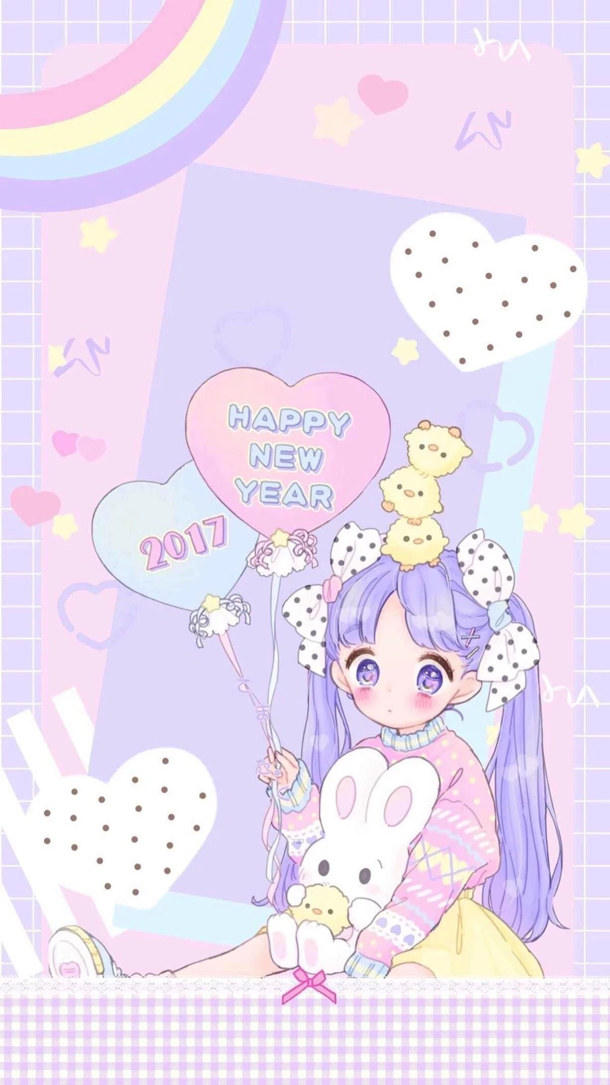Pastel Anime Laptop Wallpaper On