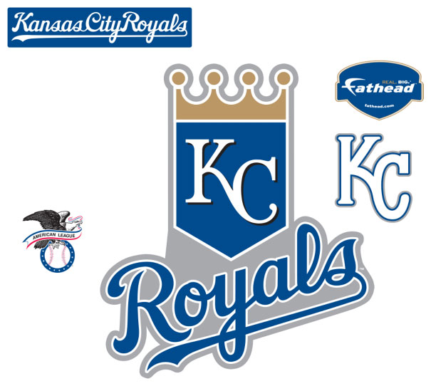 Kansas City Royals Logo Fathead MLB Wall Graphic