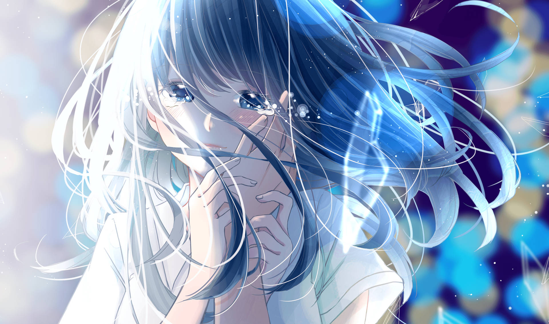 Sad Anime Girl Wallpaper
