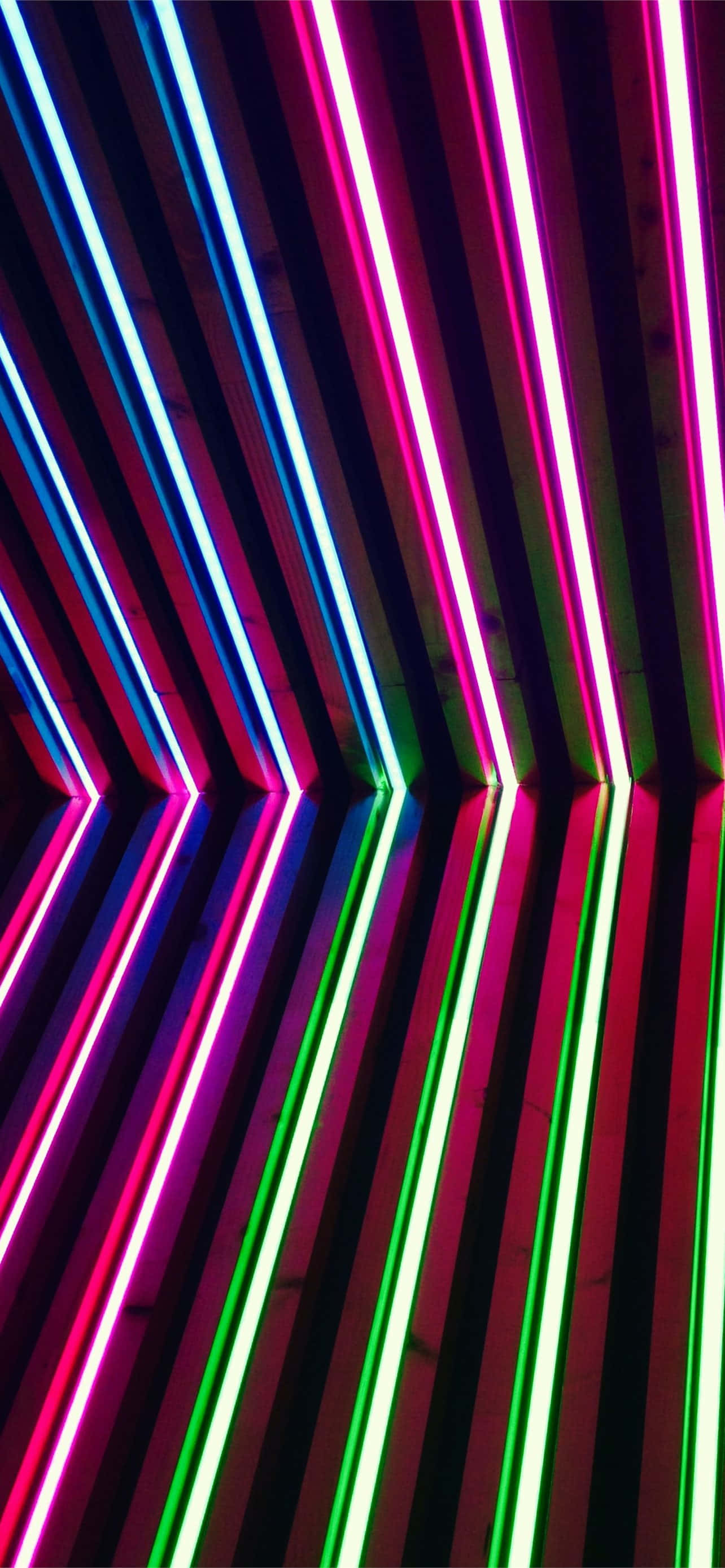 Neon Green And Purple Wallpaper