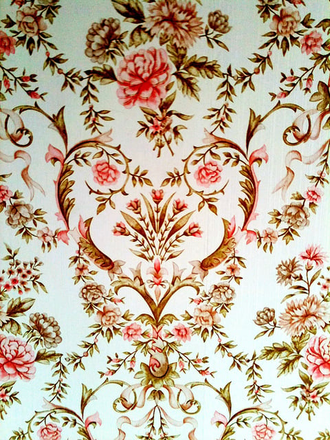 French Wallpaper Pattern Vintage