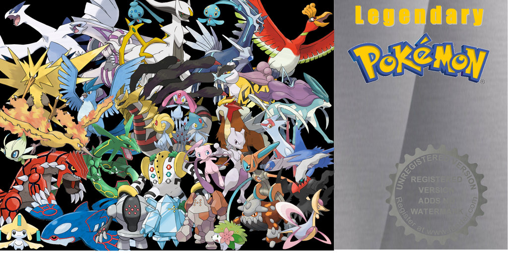 All Legendary Pokemon In One Picture Wallpaper By