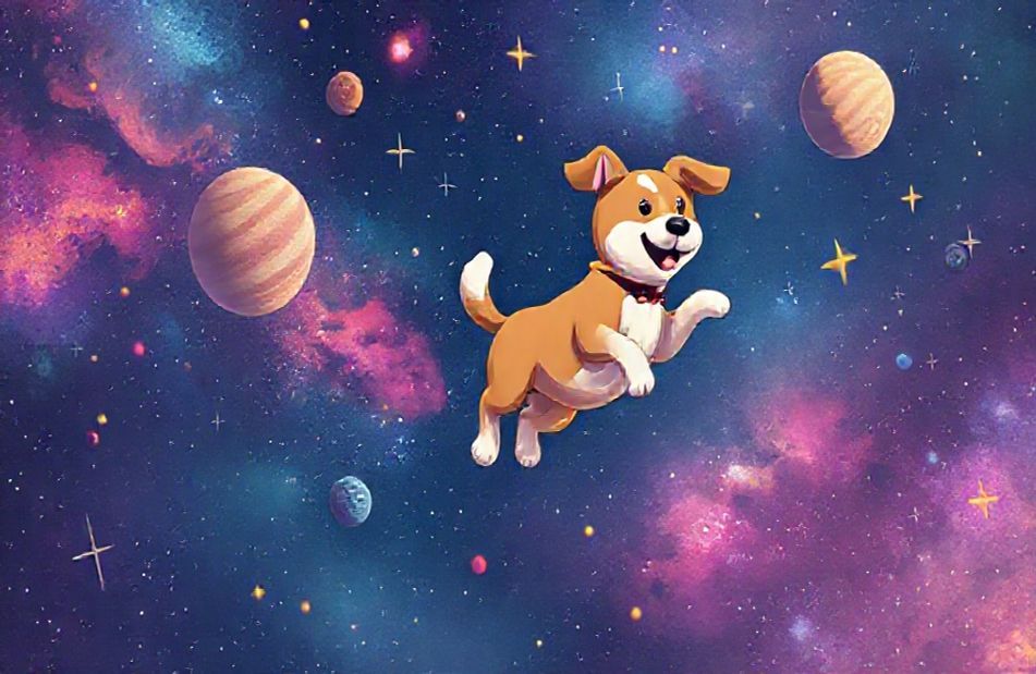 Doge Space Wallpaper