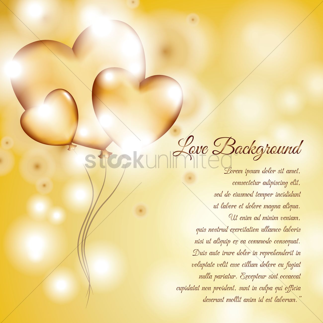 Love Background Vector Image Stockunlimited