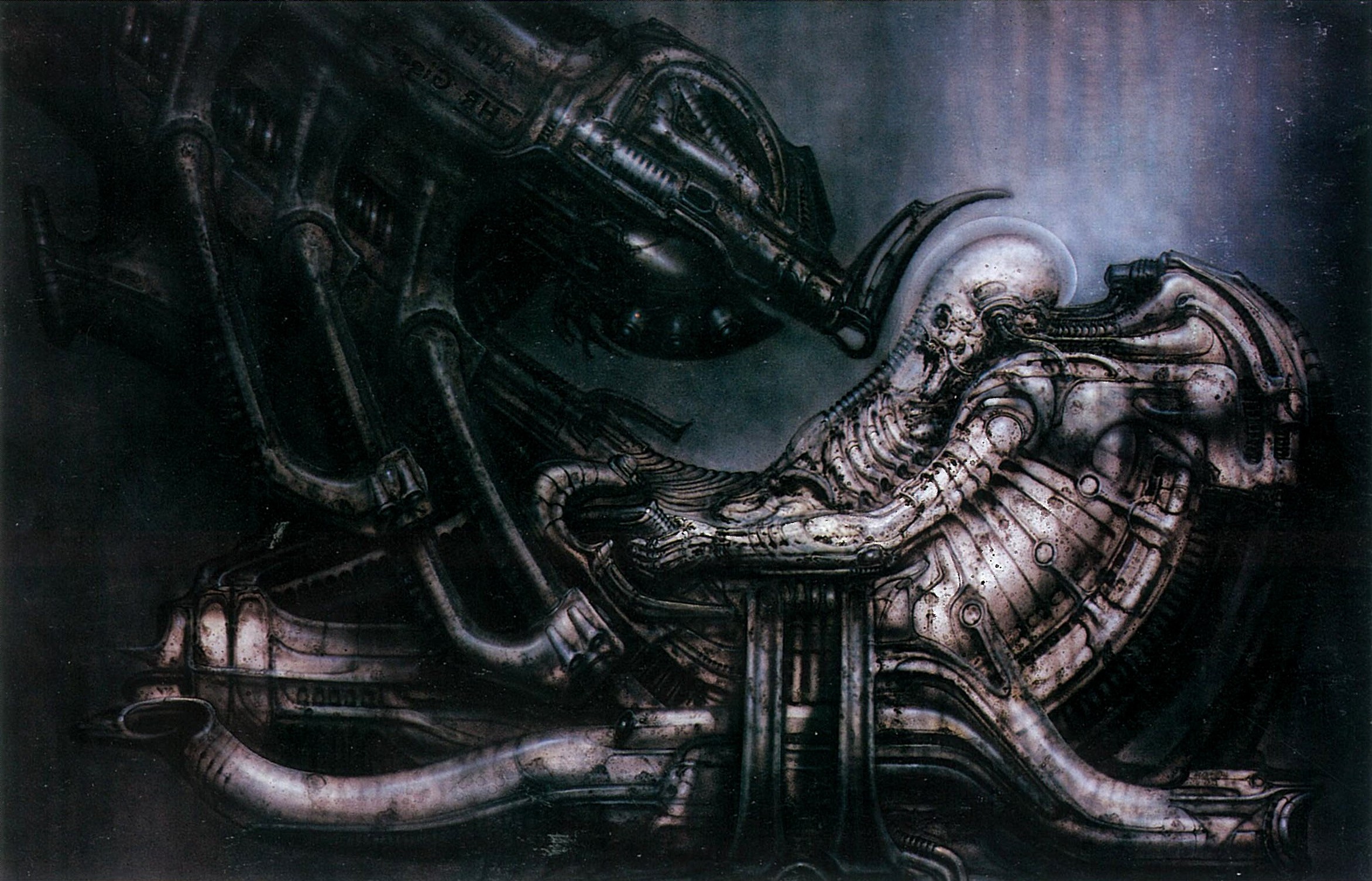 thumbnail image 2 of Giger's Alien By H.R. Giger - 24x36 Art Print Poster - Studio B 2 of 6