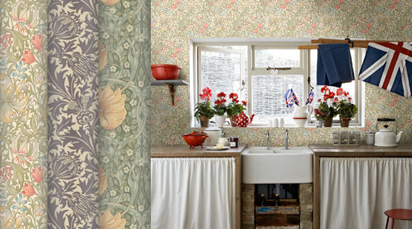 Morris And Co Design Manufacture Stunning Wallpaper Fabrics