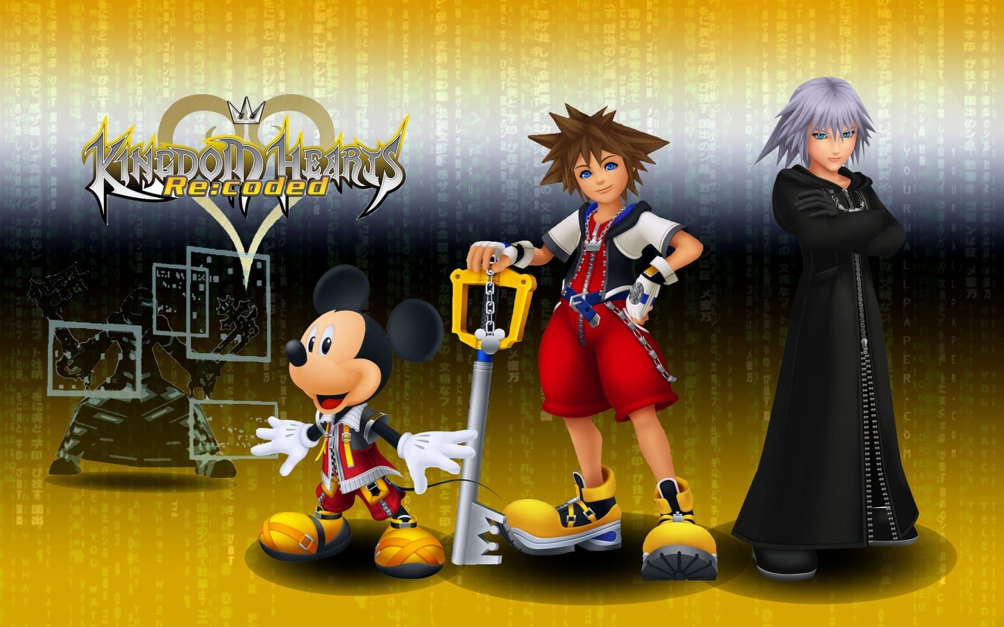 Kingdom Hearts Recoded Widescreen Wallpaper Re