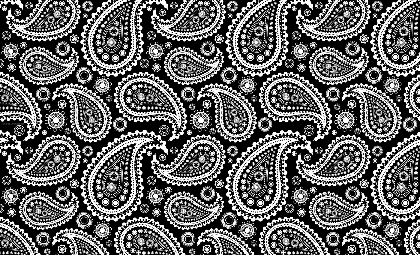 Black And White Paisley Wallpaper Wedding Planner Event