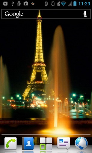 Bigger Romantic Paris Live Wallpaper For Android Screenshot