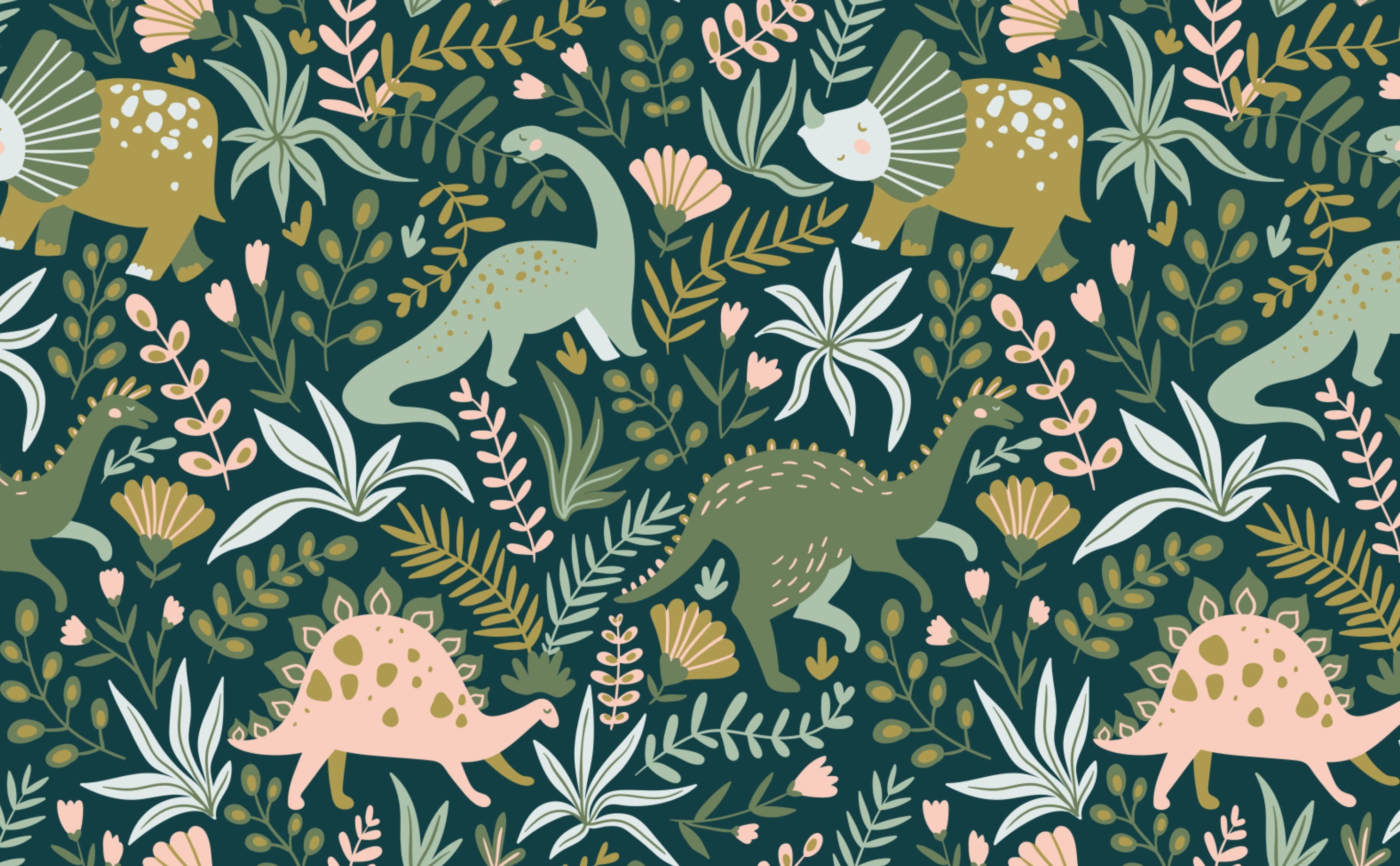 Playful Dinosaurs Wallpaper For Walls Land Before Time