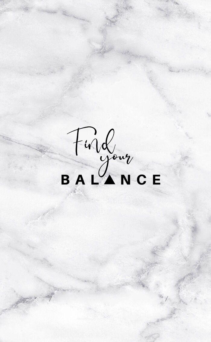 Official Balance Wallpaper Simple Quotes Inspirational