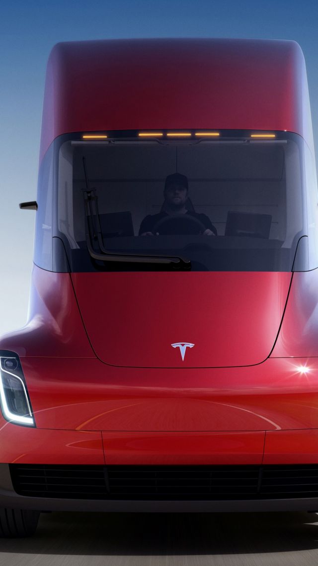 Wallpaper Tesla Semi Truck electric car 4k Cars Bikes 16610