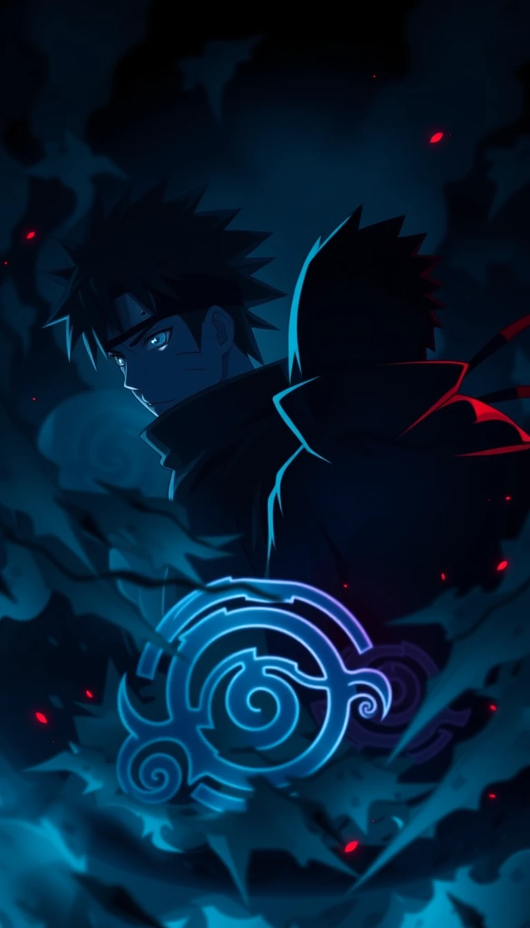 Naruto Dark Phone Wallpaper