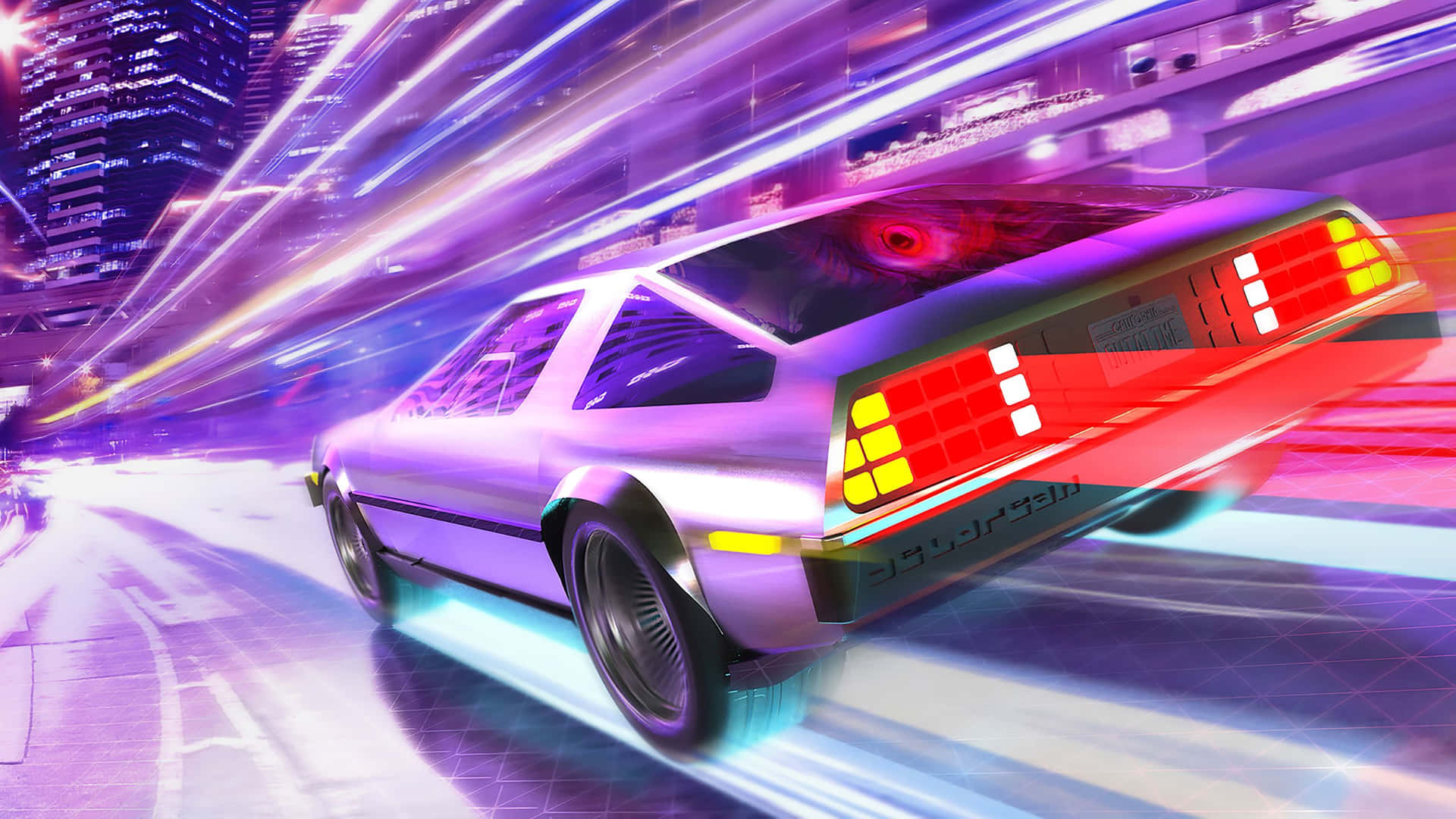 Delorean 4k Wallpaper