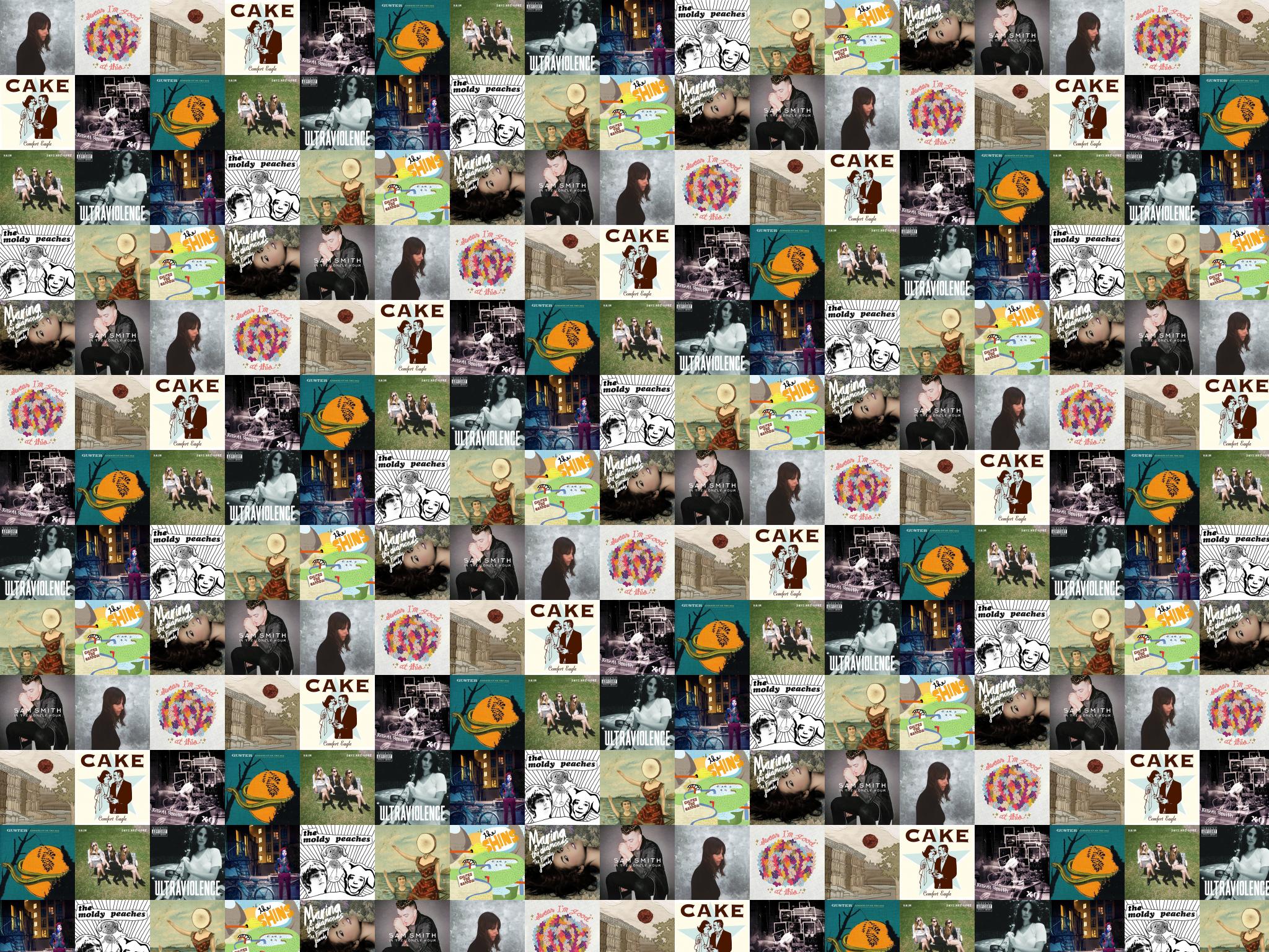 The Moldy Peaches Tiled Desktop Wallpaper