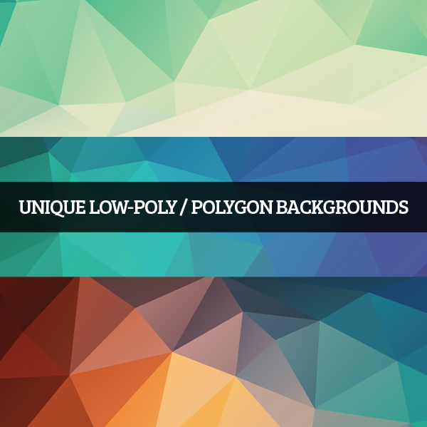 Free Low Poly Geometric and Polygonal Backgrounds Freebies