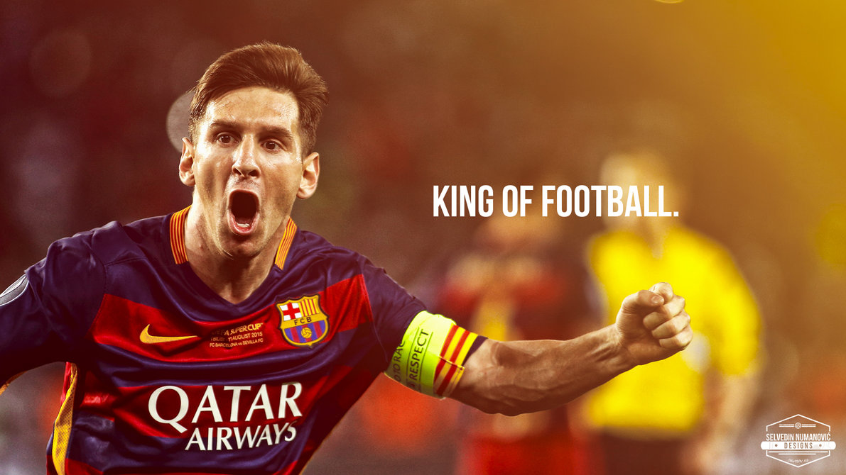 Lionel Messi WALLPAPER 2015 by SelvedinFCB on