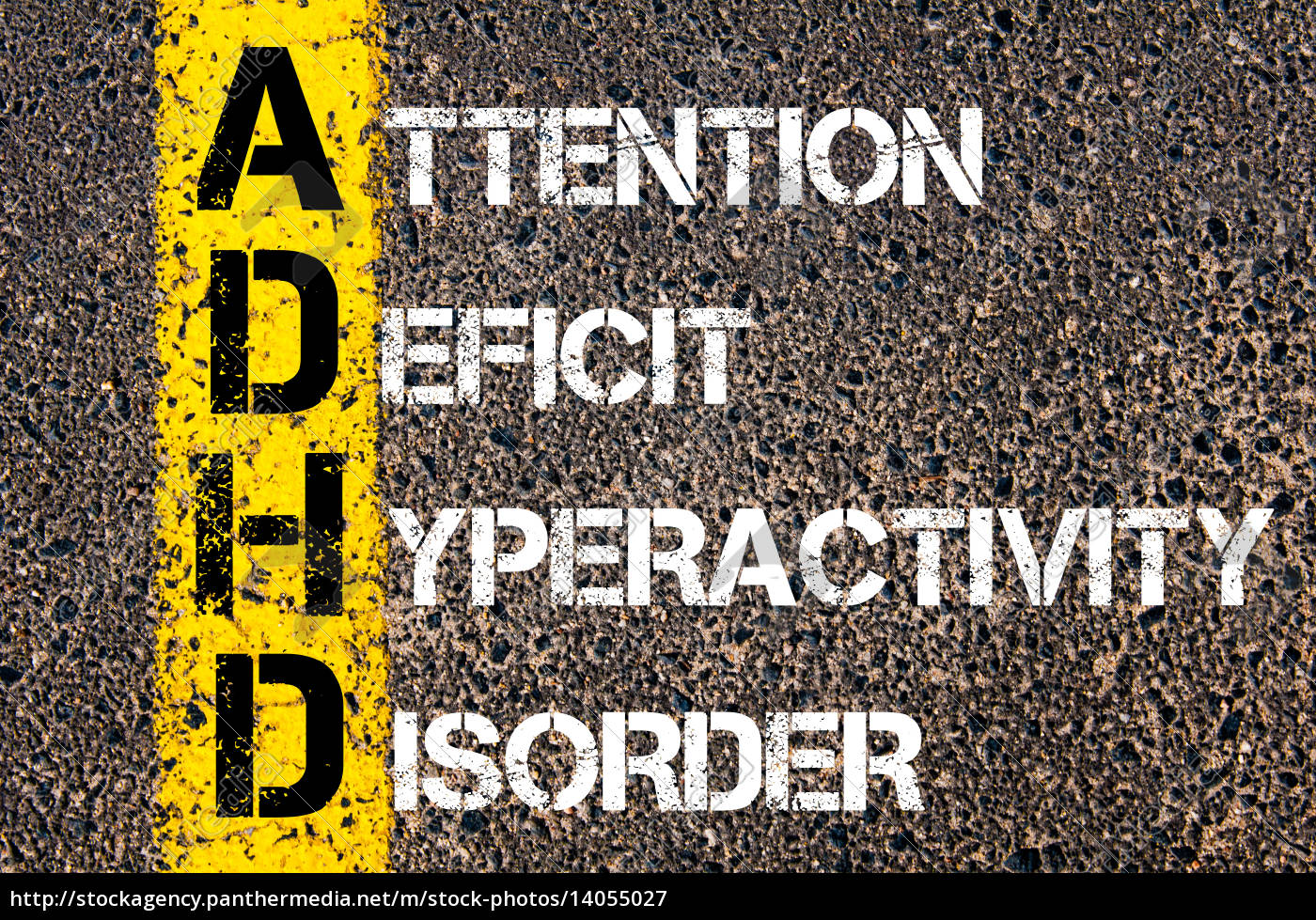 Acronym AdHD As Attention Deficit Hyperactivity Royalty