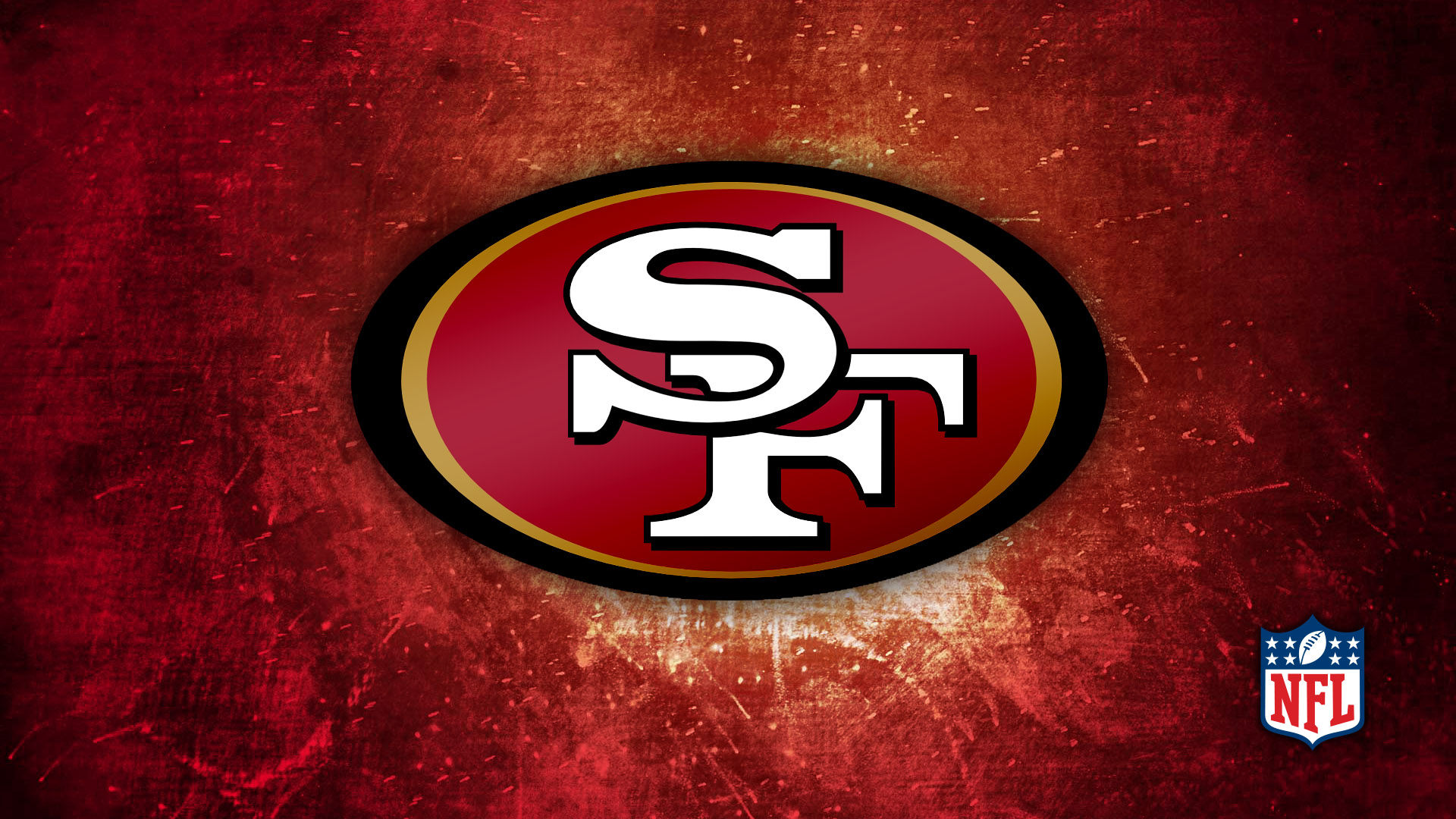 49ers Red Gold Logo 1920x1080 HD Image Sports NFL Football