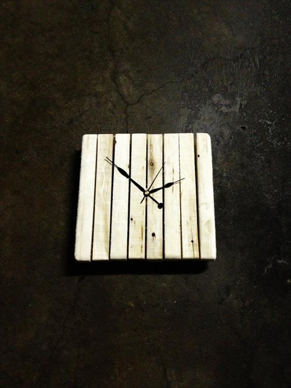 Diy Pallet Wall Clock Wooden Furniture