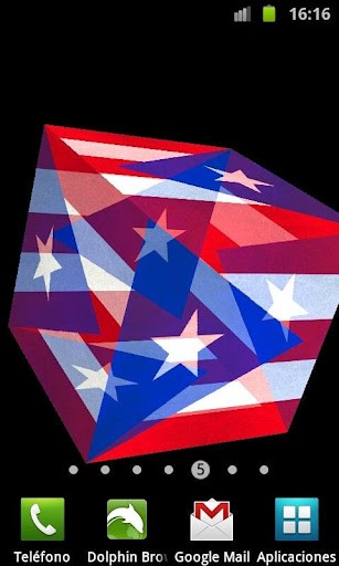 Live Wallpaper Which Will Allow You To Enjoy The Flag Of Puerto Rico