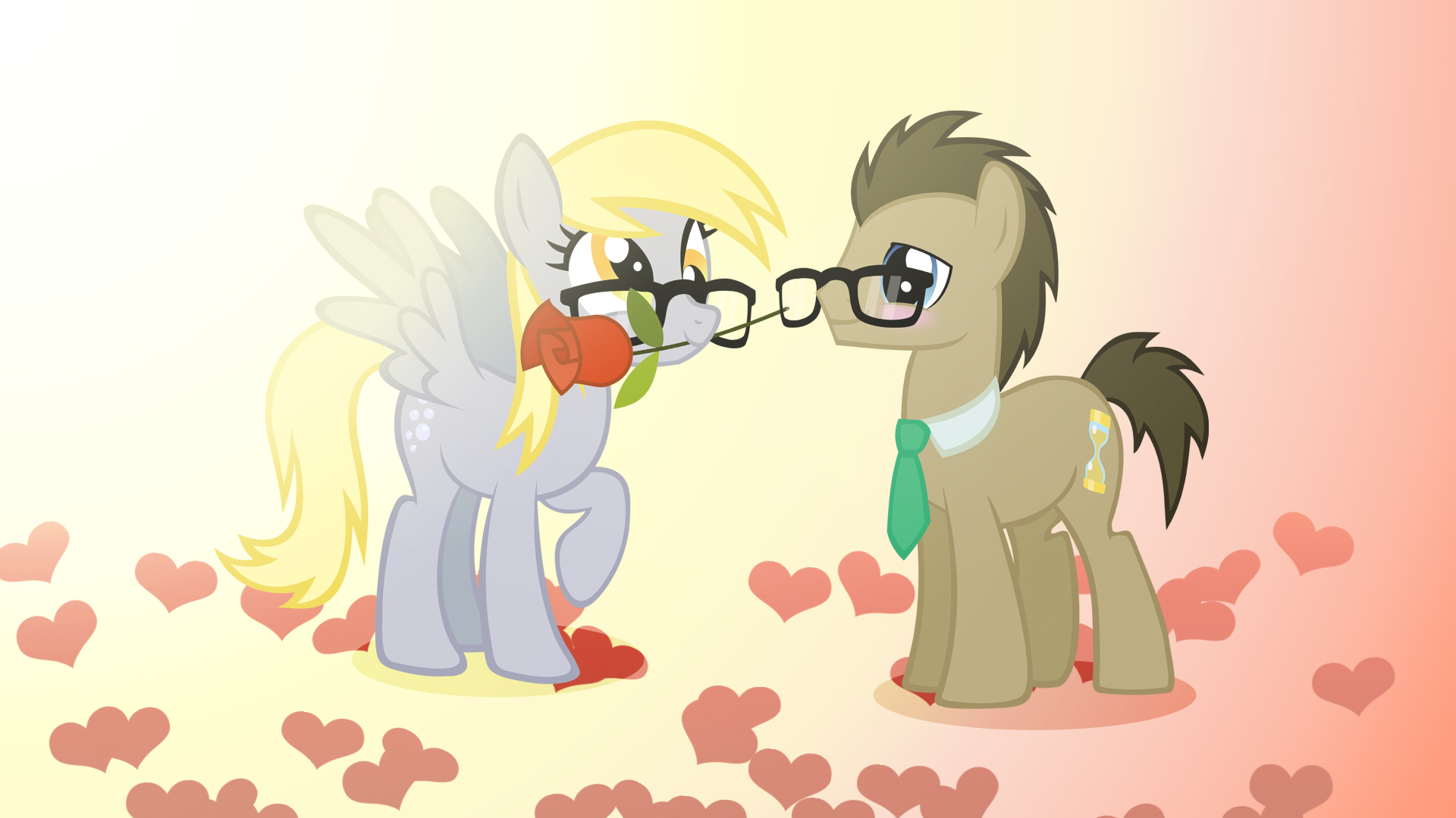 Hipster Derpy And Doctor Wallpaper By Furflux Customization