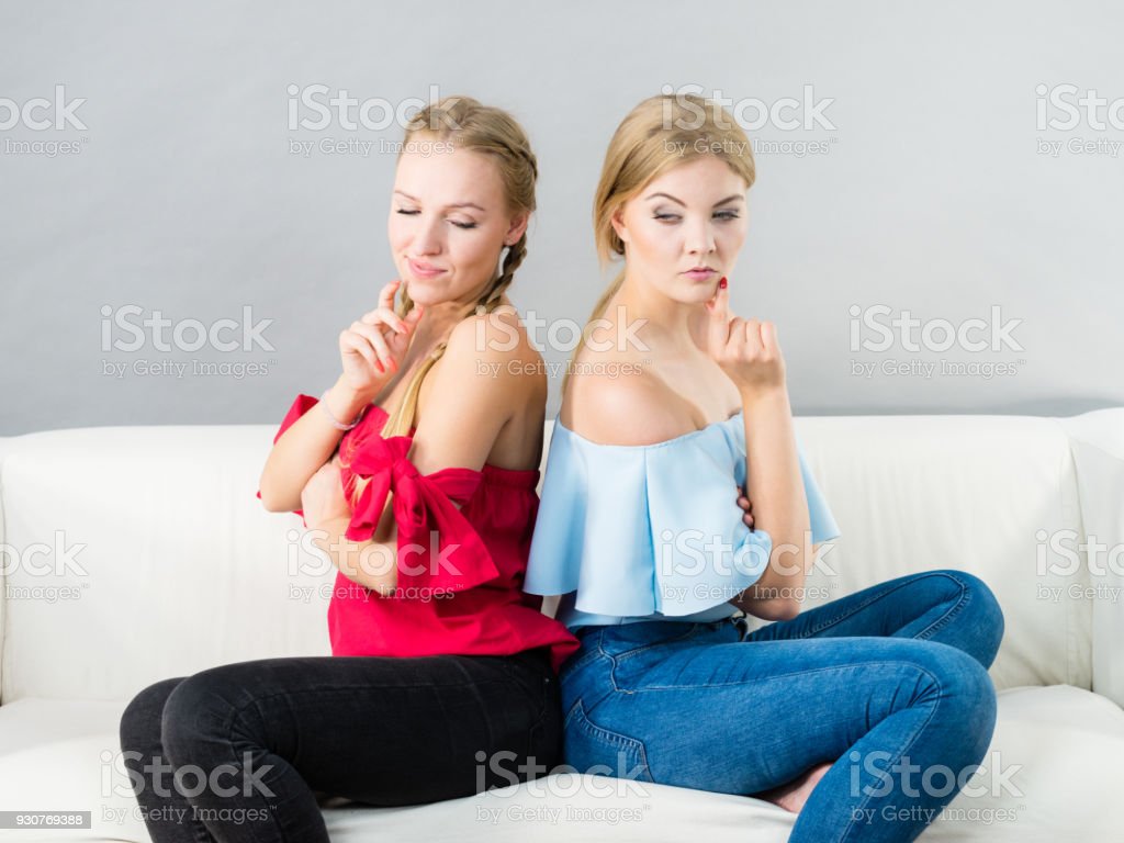 Two Women Being Mad At Each Other Stock Photo Image Now