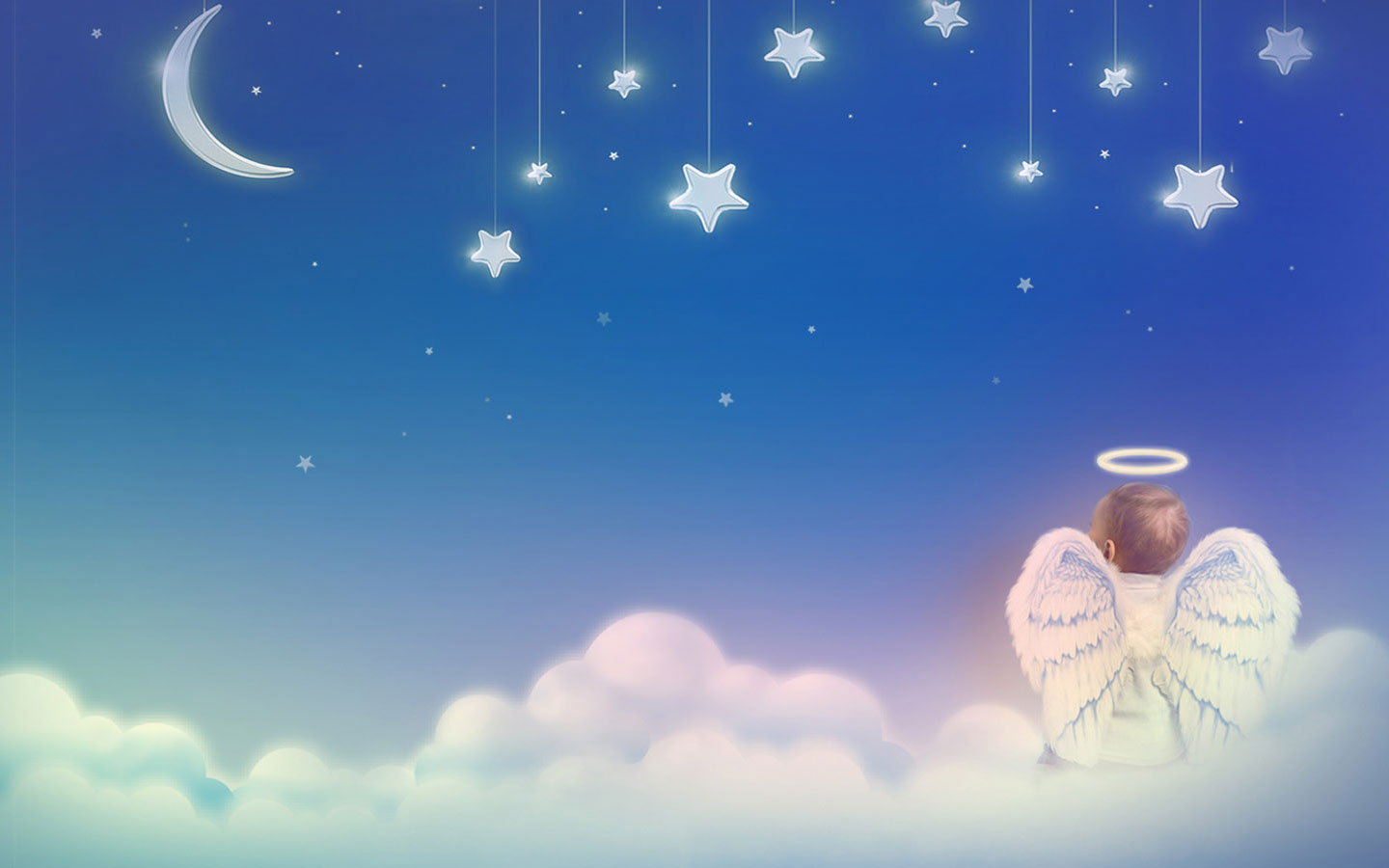 Cute Little Angel Anime Wallpaper Ics Desktop Background