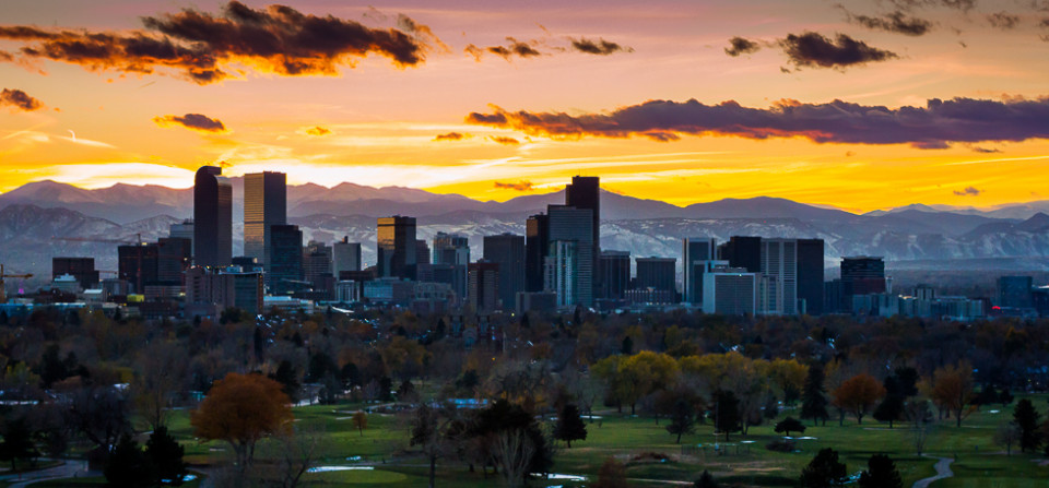 Wallpaper Colorado panorama skyline Denver Colorado Denver images for  desktop section город  download
