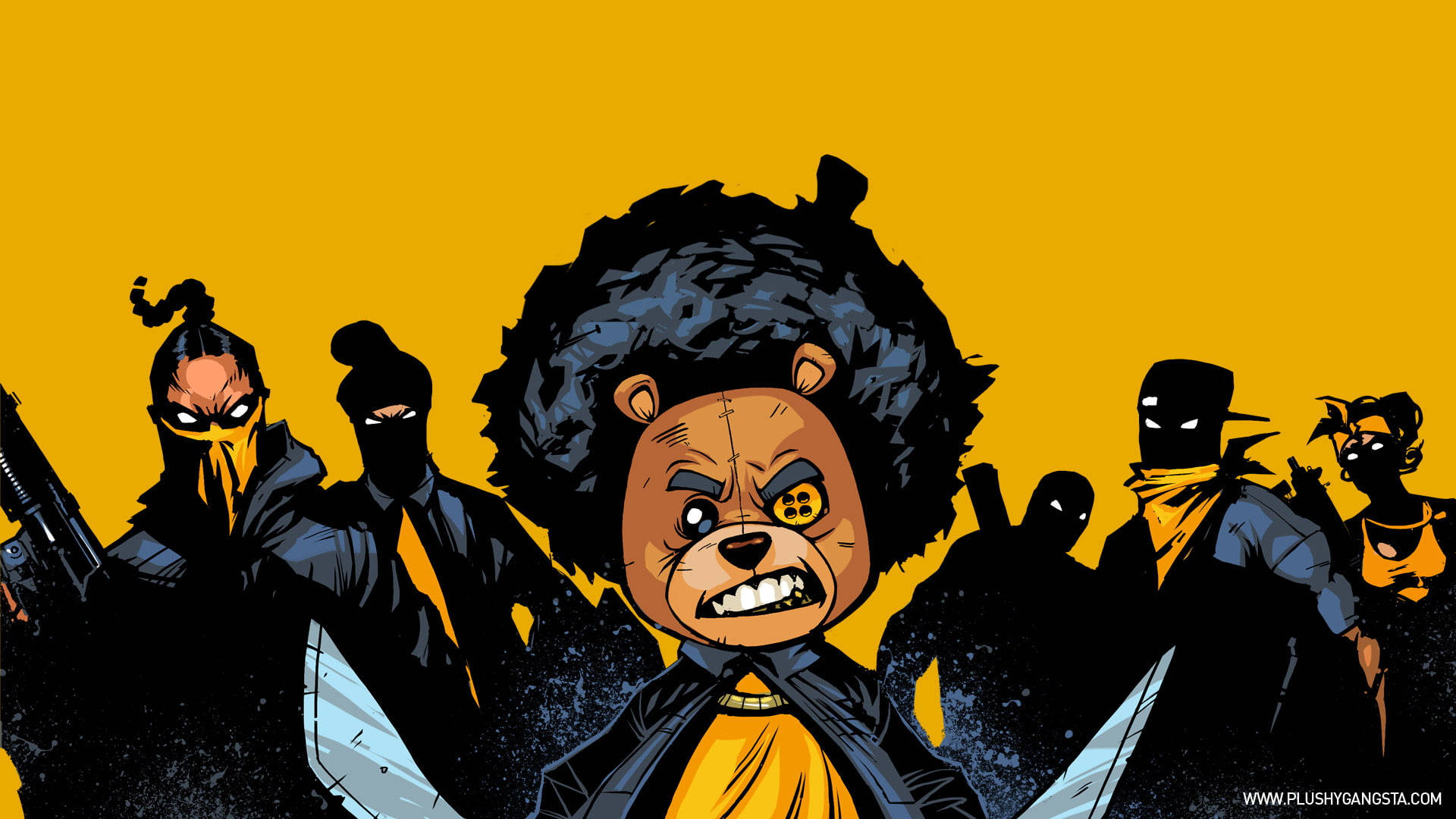 Gangster Cartoon Wallpaper
