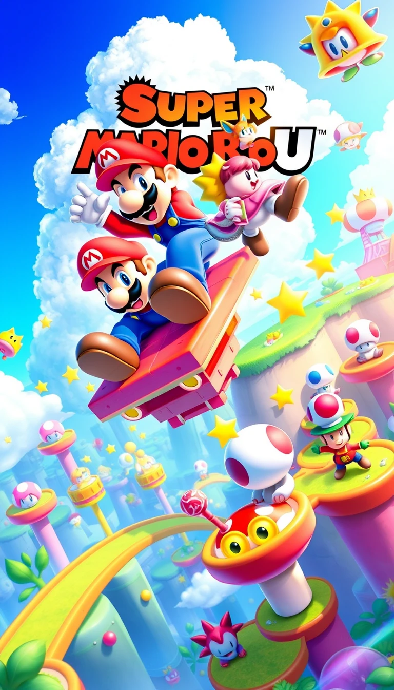 New Super Mario Bros U Deluxe Wallpaper