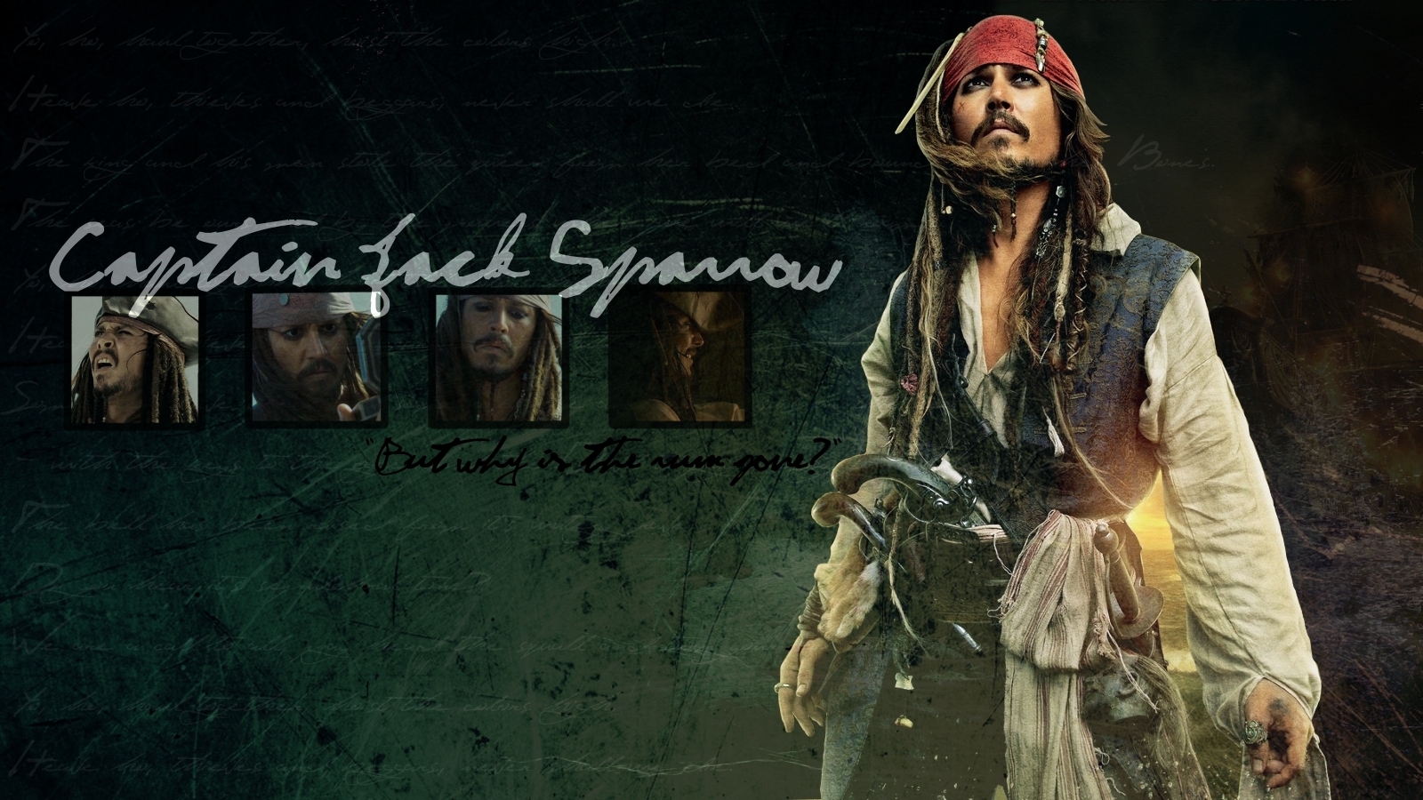 Captain Jack Sparrow By Dallairius Fan Art Wallpaper Movies Tv