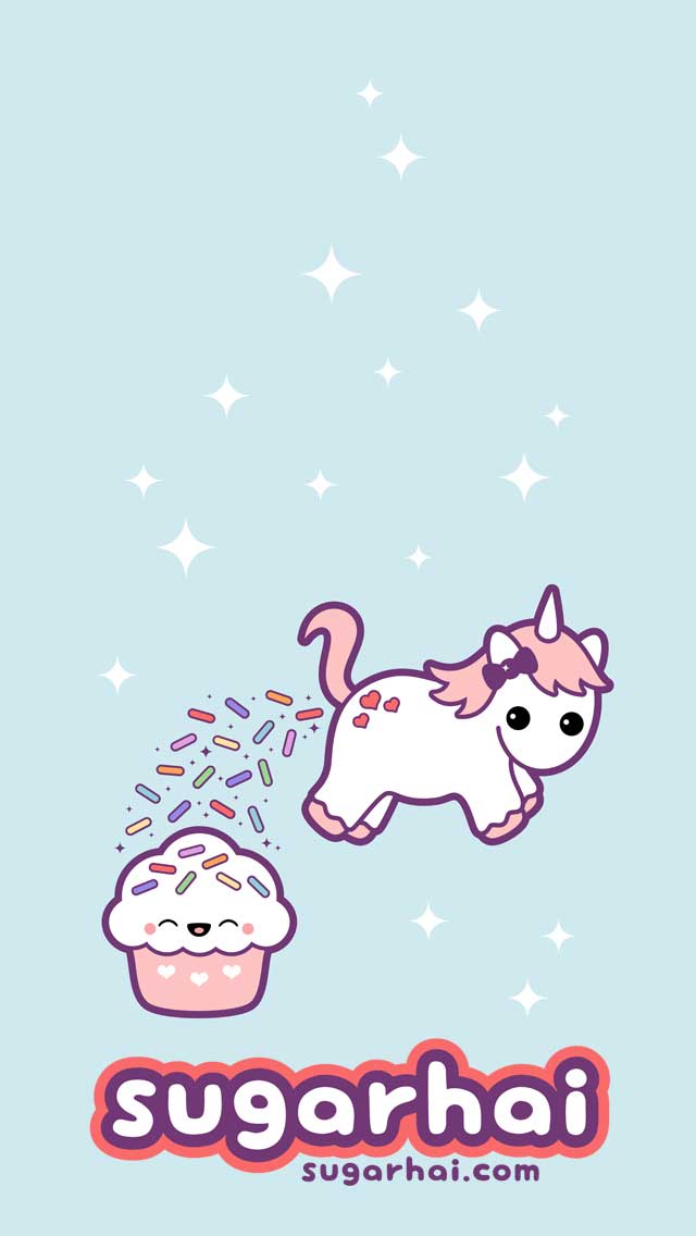 Cute Unicorn Poop Wallpaper We Heart It And