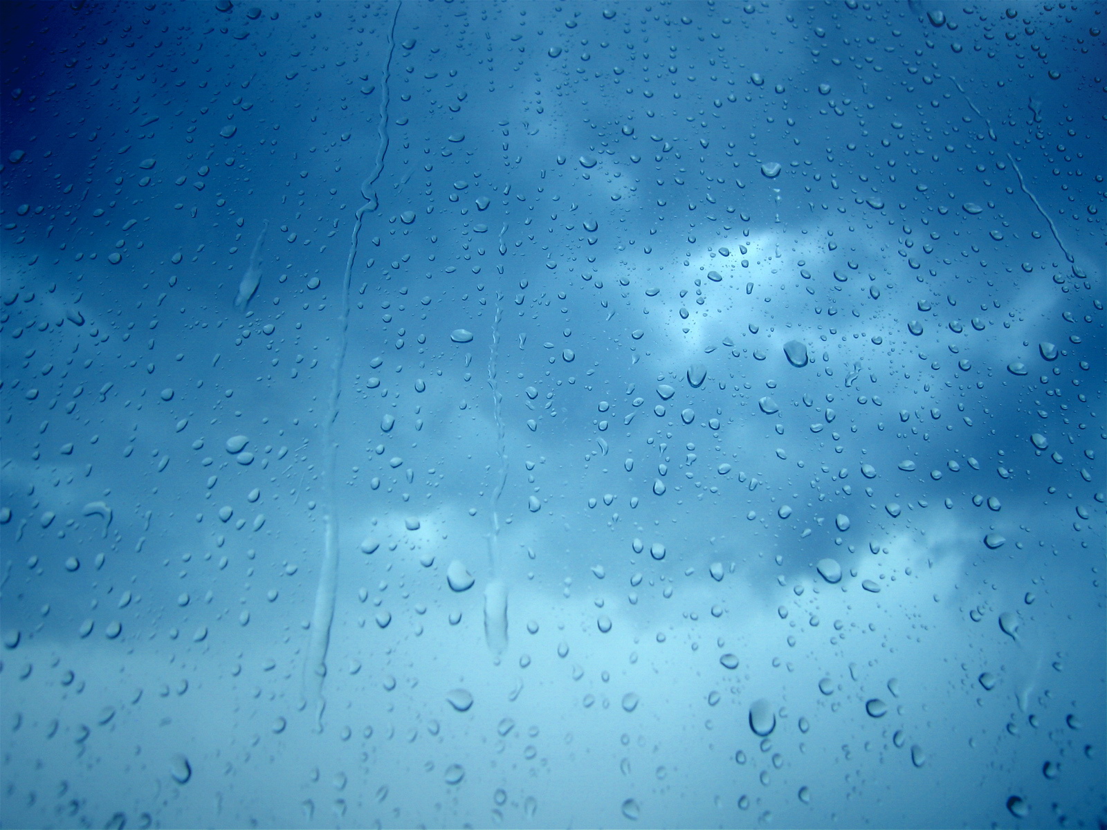 Rain Raindrops On Window Glass Beautiful Image Of A Rainy Day