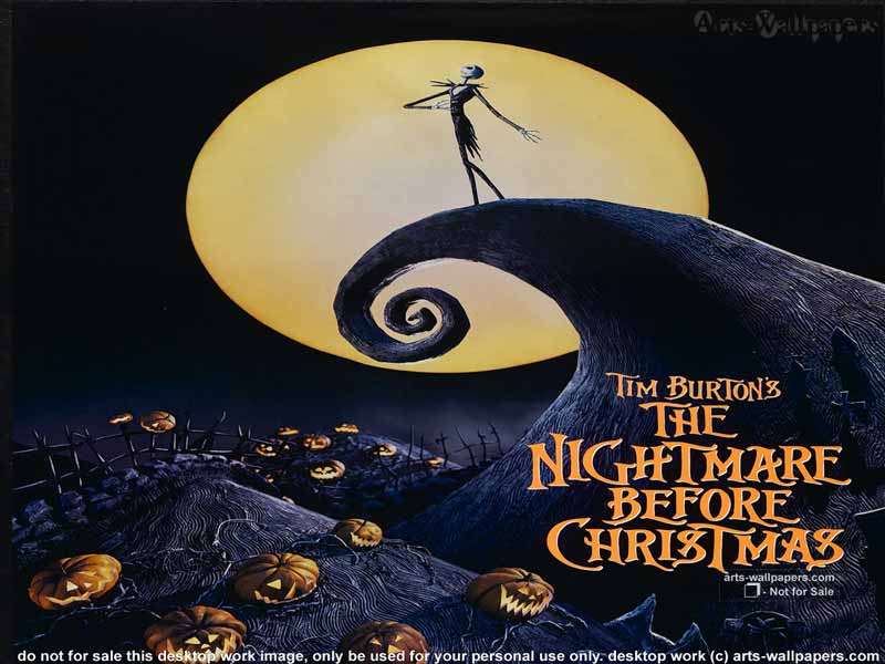 The Nightmare Before Christmas Wallpaper Tim Burton Movie
