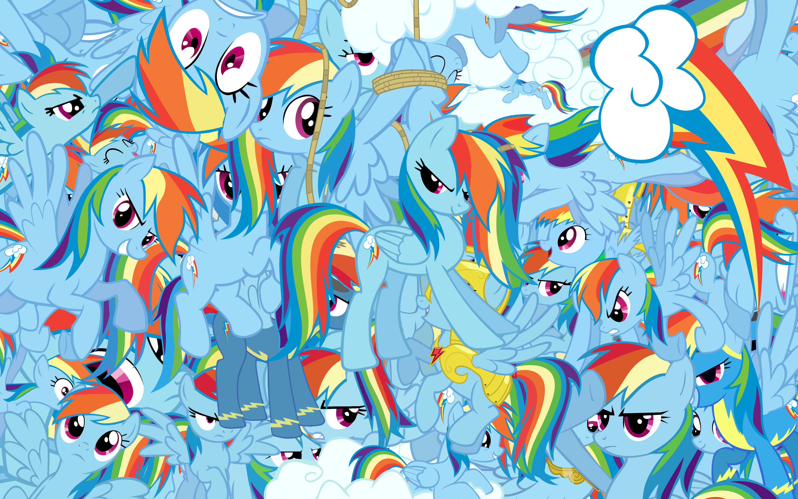 Cartoon My Little Pony Friendship Is Magic Rainbow Dash Vector