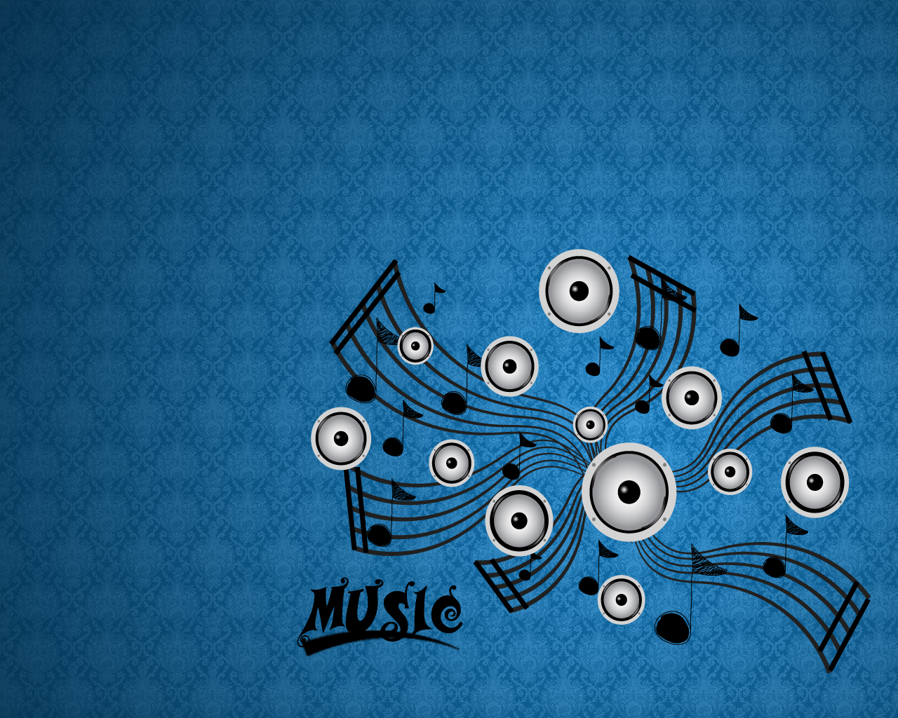 Wallpaper Theme Music Plain With Musical Notes